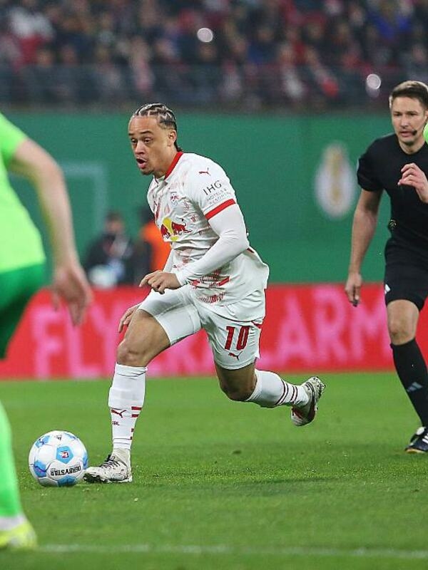 RB Leipzig, Çarşamba akşamı konuk VfL Wolfsburg'u 1-0 yenerek DFB Kupası yarı finaline yükseldi.