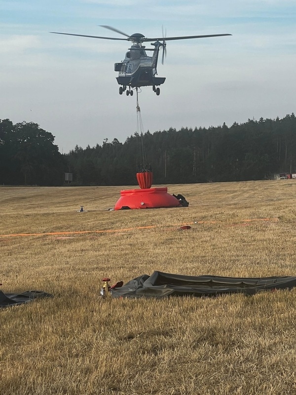 BPOLD 11: Federal Police helicopters again supported the forest firefighting