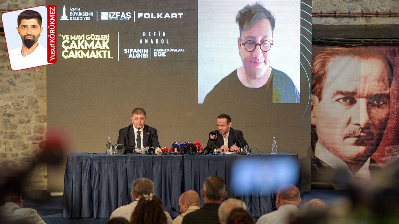 ‘Ve Mavi Gözleri Çakmak Çakmaktı’ ve Anadol’un yeni eseri sanatseverlerle buluşacak: İzmir Fuarı’nda iki dev sergi