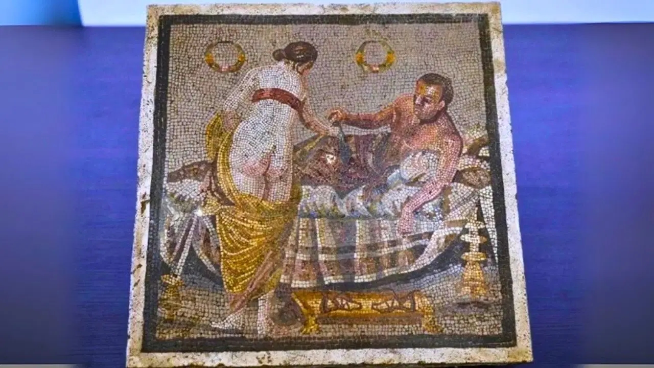 A 2,000-year-old mosaic stolen 80 years ago is back in Pompeii