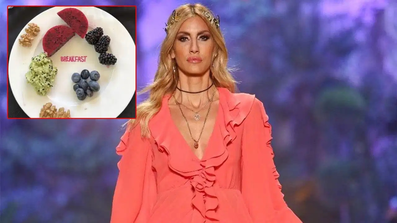 Çağla Şıkel is back on the agenda with her breakfast plate!