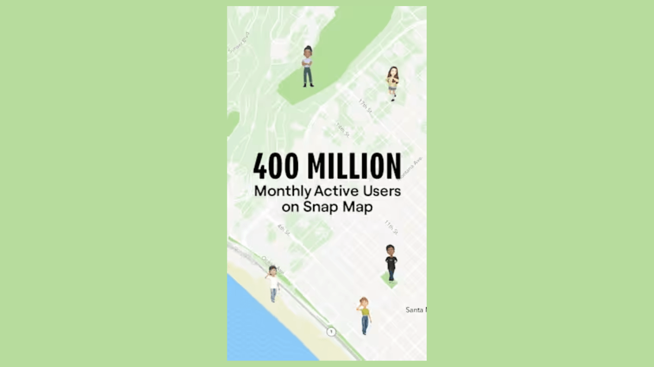 Snap Map ultrapassa 400 milhões de usuários ativos mensais
