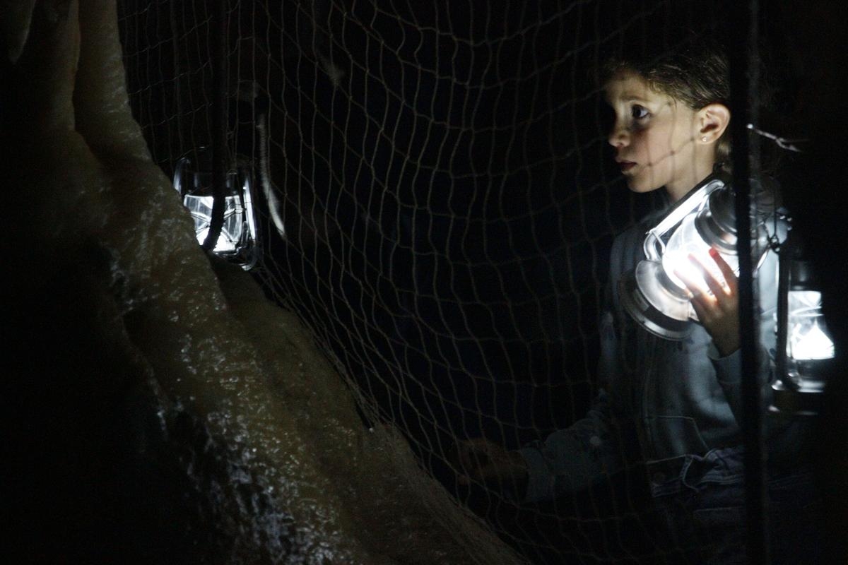Dordogne: discovering the Grand Roc cave with a storm lamp