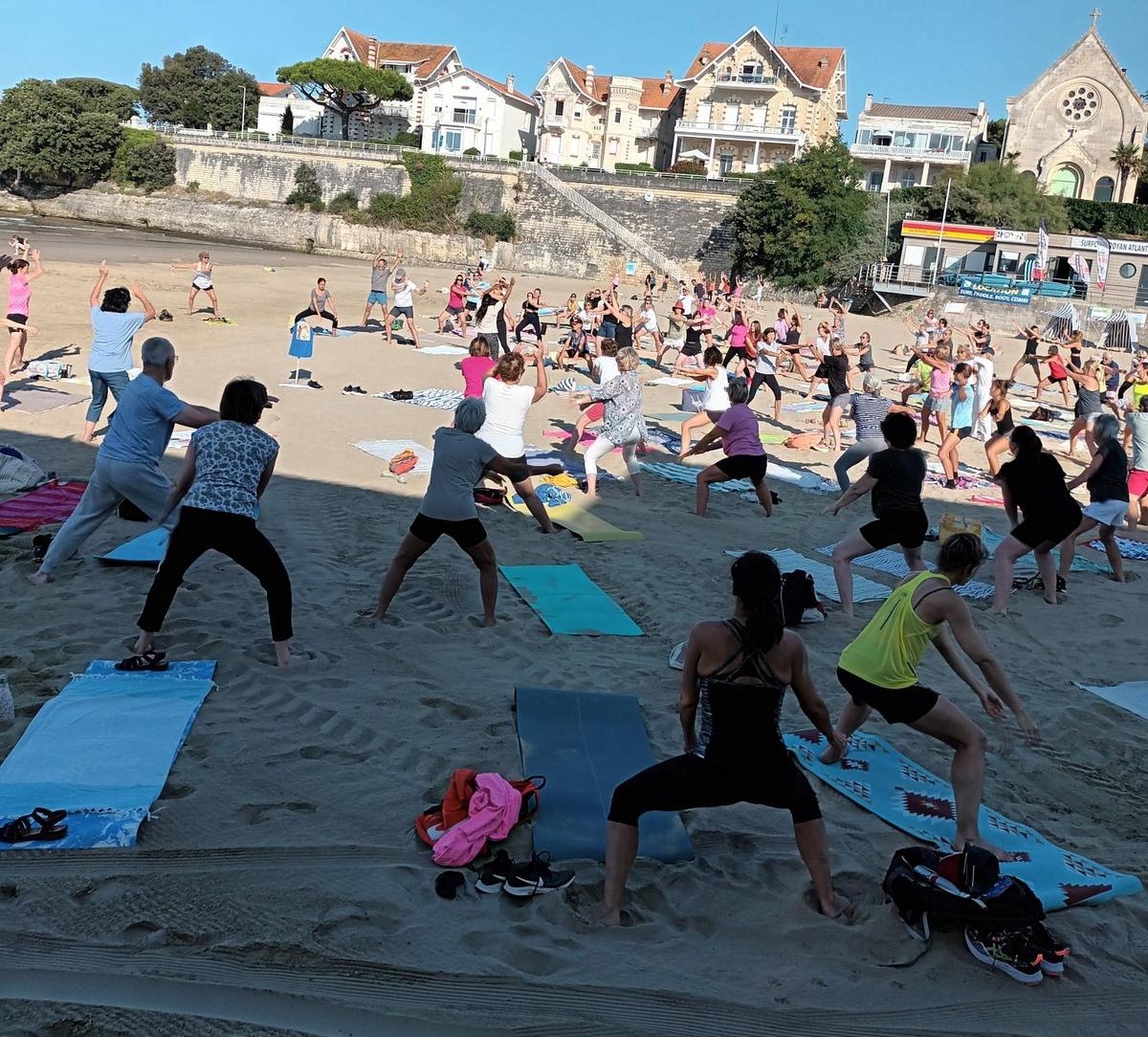 Em Royan, as praias como campo desportivo, um trunfo que atrai todos os verões
