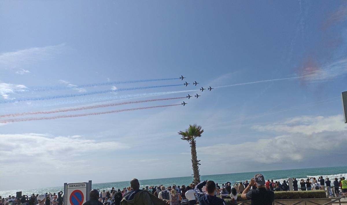 Lacanau: „Ich bin beeindruckt“, die Patrouille de France bietet eine Show über dem Ozean