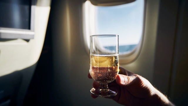 Alcol in aereo: perché anche un bicchiere di vino può causare scandalo