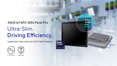 EQS News: ASUS IoT launches the ultra-slim APC-125U panel PC series