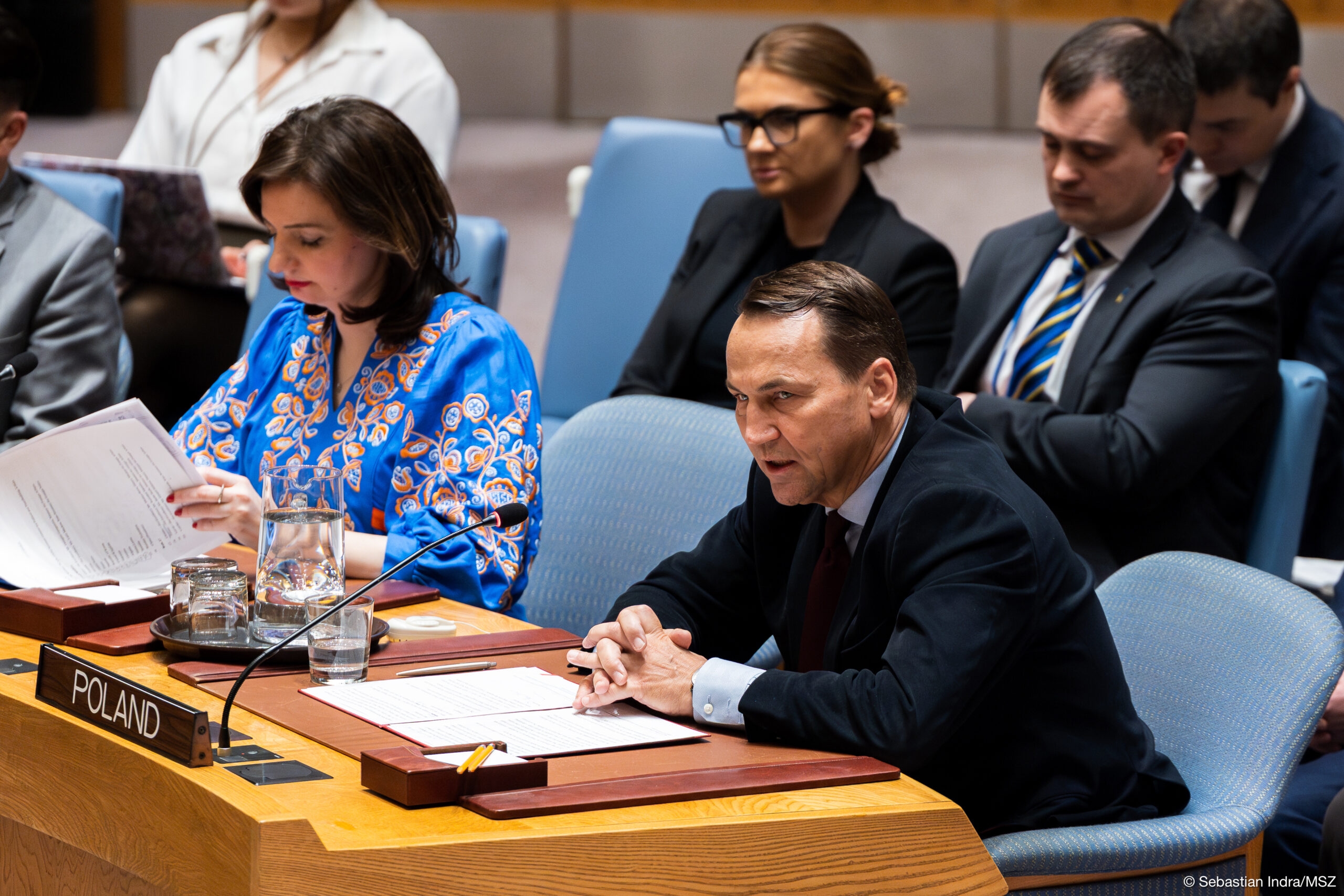 Polish foreign minister calls for “peace through strength” in Ukraine in UN speech