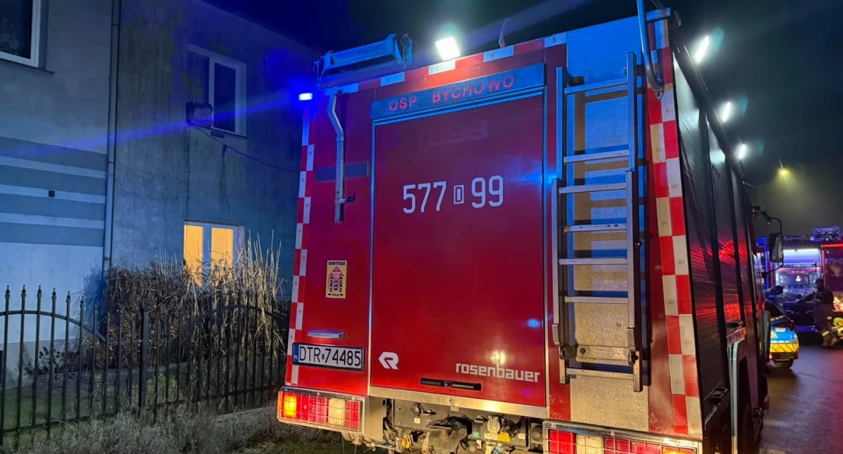 Incendie criminel d'une grille de ventilation à Łapczyce. Les services sont intervenus