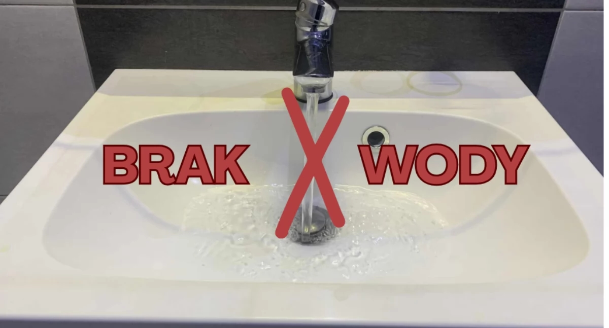 Chiusura temporanea dell'acqua a Kuźniczysko