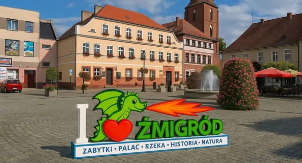 De installatie "I ❤️ ŻMIGRÓD" in het participatief budget – waar zou die geplaatst kunnen worden?