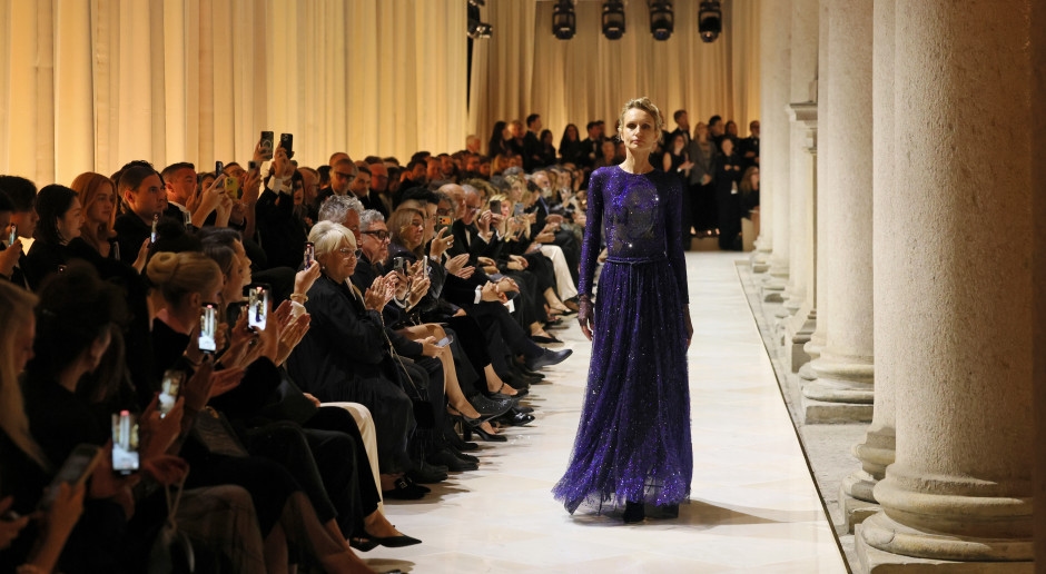 Este foi o último desfile de Giorgio Armani.