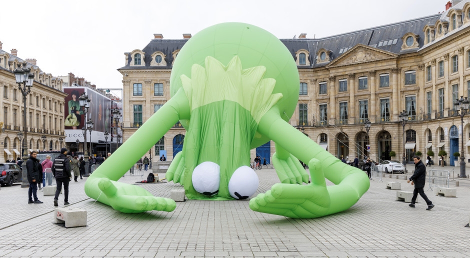 What's Giant Kermit Doing in Paris? He's Making "Guest Appearances" at Art Basel Paris 2025