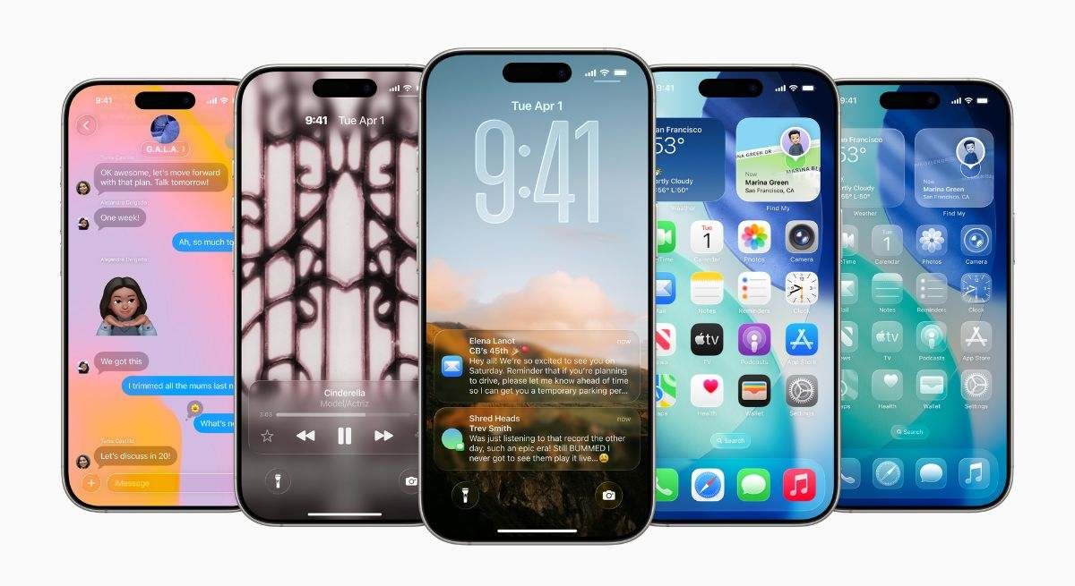 Apple presenta iOS 26 para iPhone: llega uno de los mayores cambios de diseño de la historia