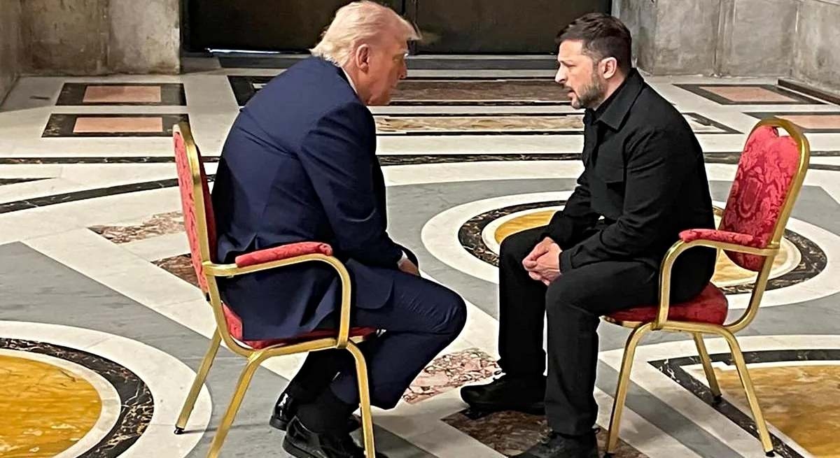Zelensky and Trump will meet on Monday in Washington.