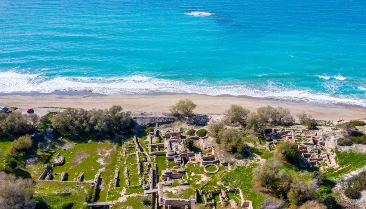 Kommos Beach, wo Archäologie auf Meer trifft