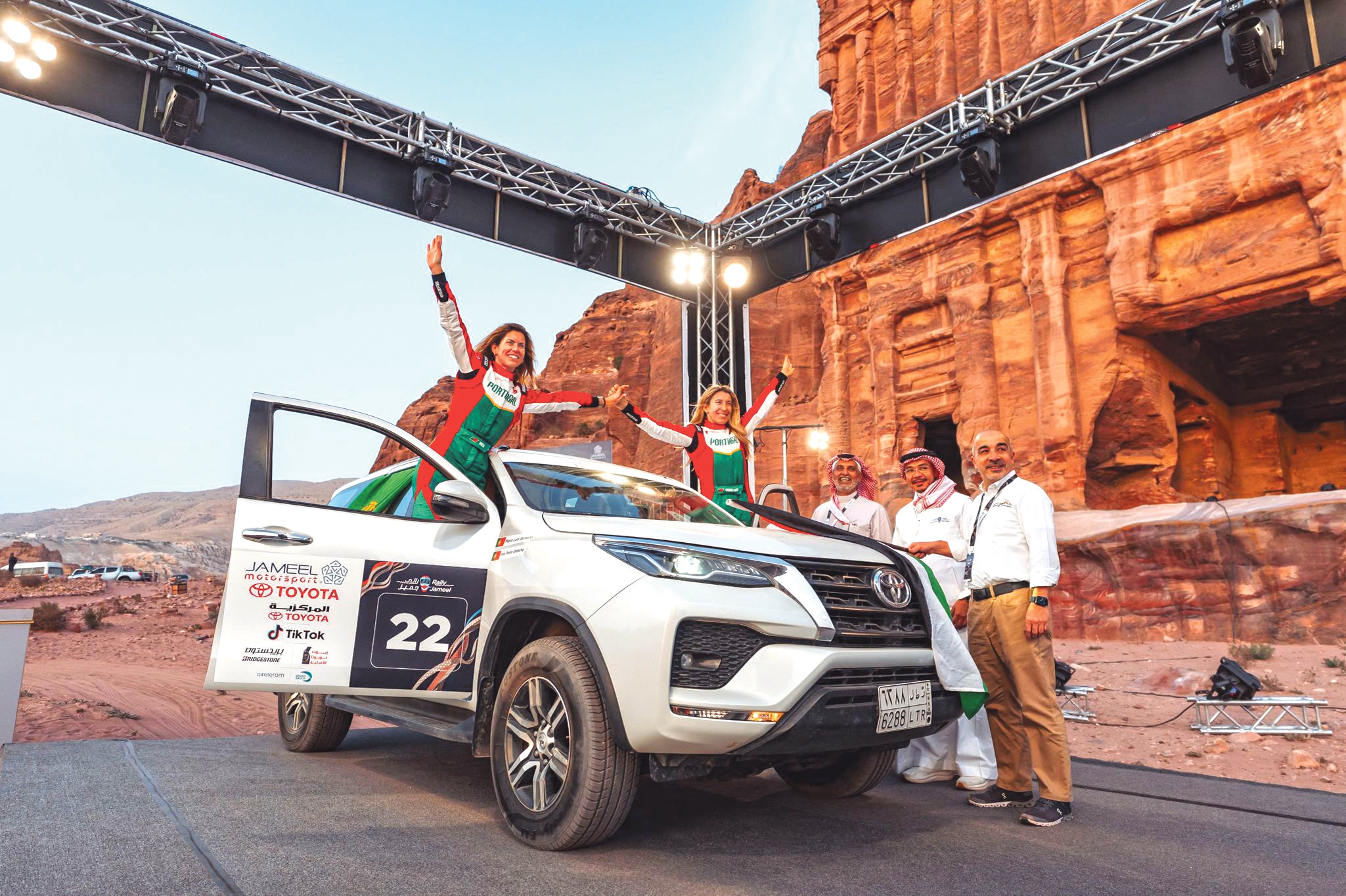 María Luis Gameiro e Inés Ponte Grancha. El gusto por la aventura llevó al dúo al Rally Jameel.
