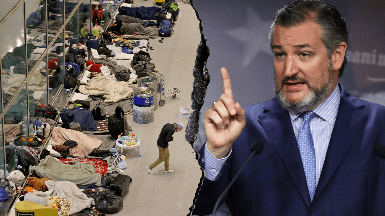 Ted Cruz assigne à comparaître les autorités de l'État bleu pour avoir hébergé des migrants à l'aéroport : « Imprudent »