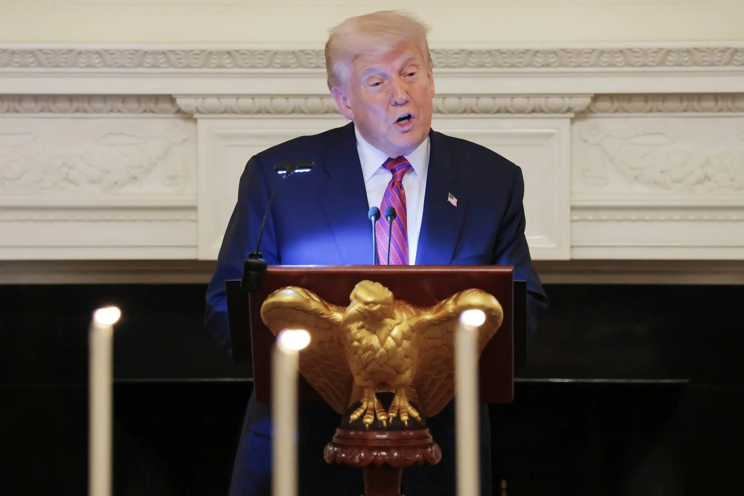 Trump dice que 10 rehenes regresarán de Gaza "muy pronto" durante una cena en la Casa Blanca con aliados