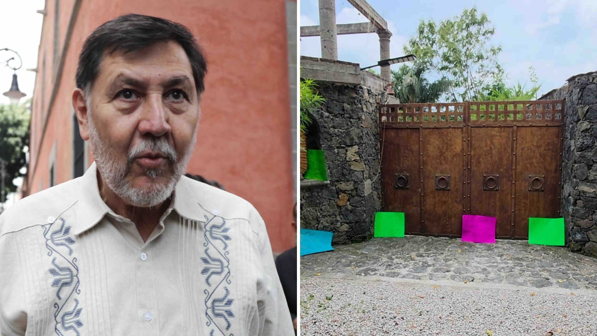 The mayor of Tepoztlán and the Secretary of Government of Morelos ask Fernández Noroña to regularize property.