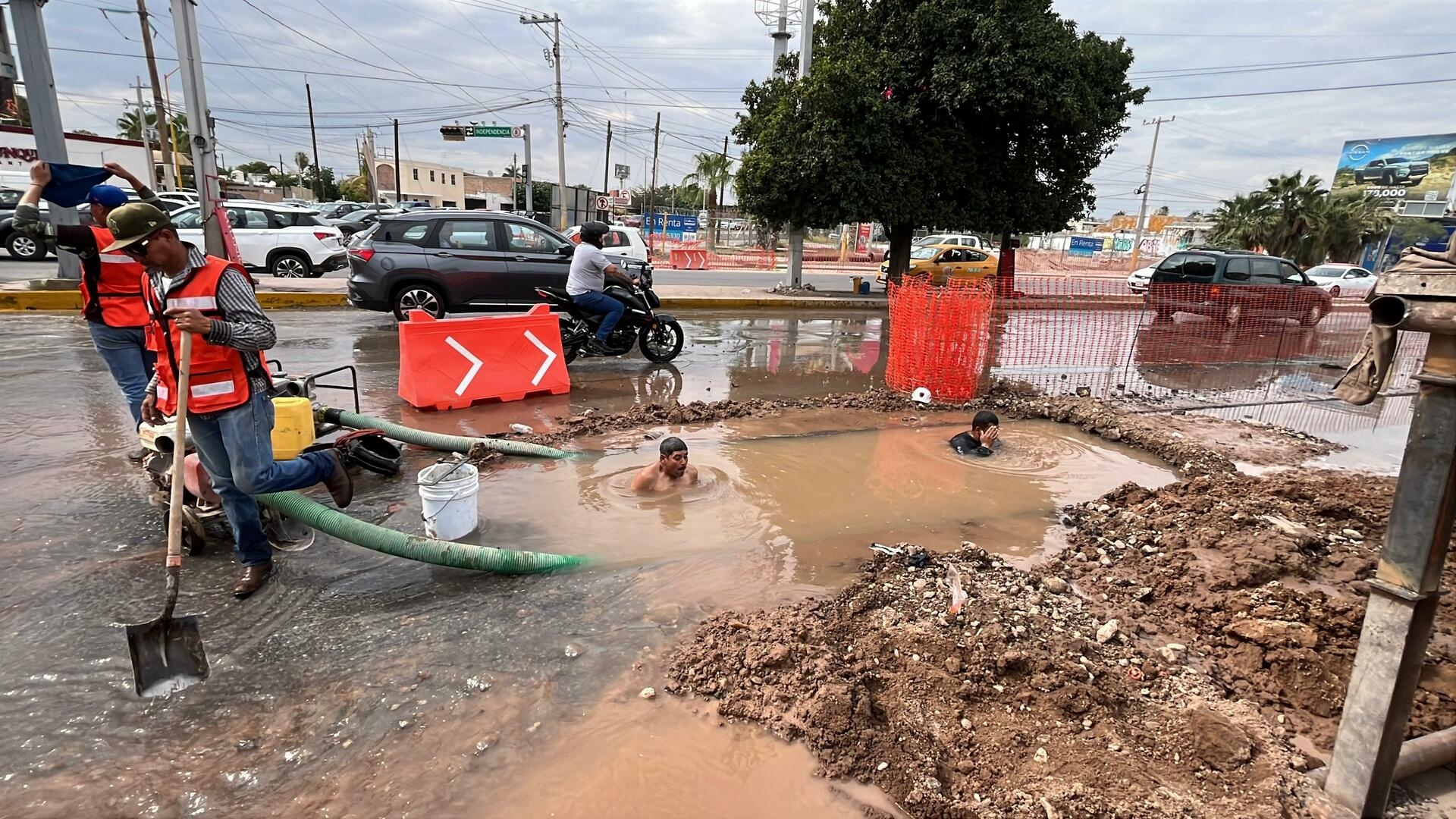 Work on the Independencia-Abastos Highway System is progressing at a rapid pace.