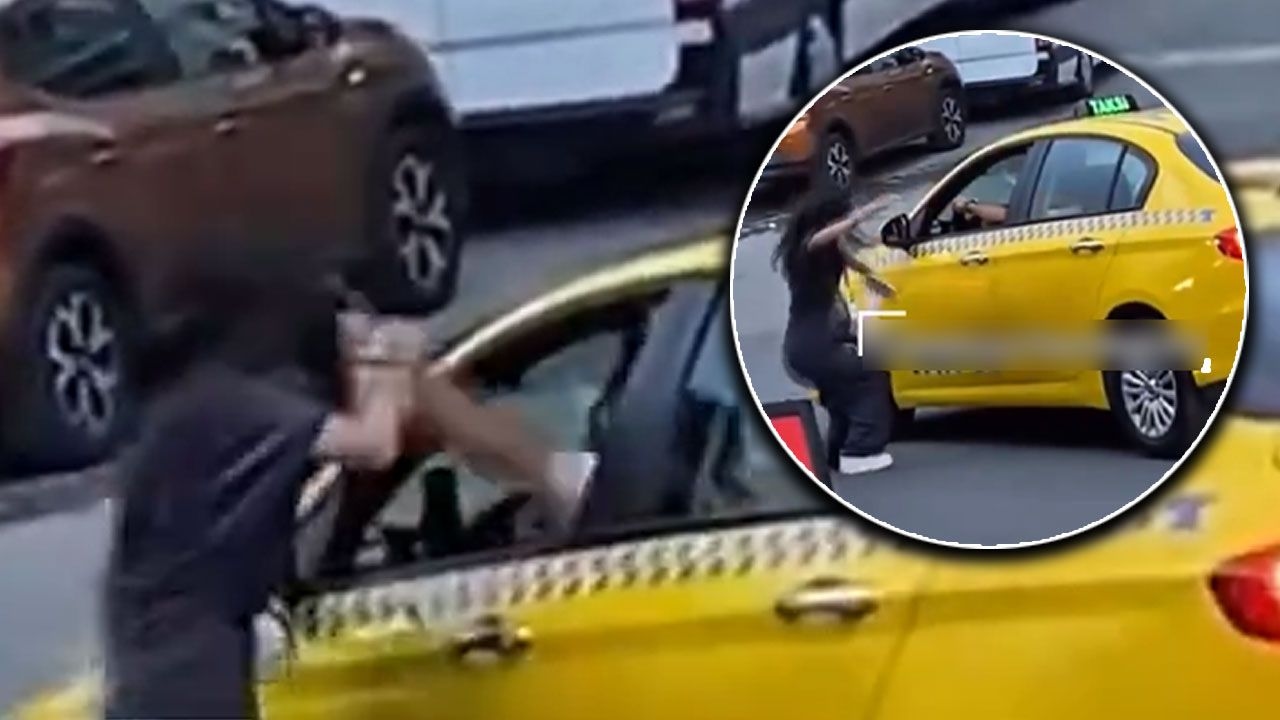 Un taxista golpea a una joven en Estambul, dejándola inconsciente.