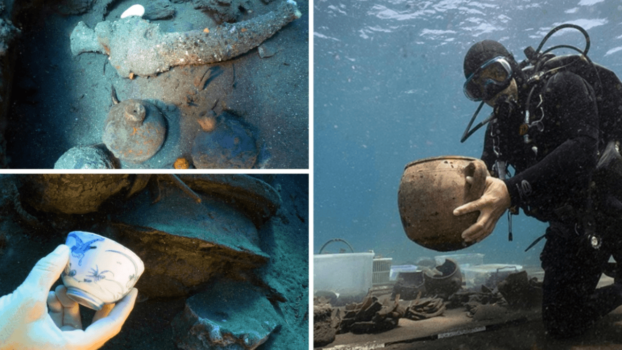 ¡Nuevos hallazgos de un naufragio otomano! «Artefactos suficientes para llenar un museo».
