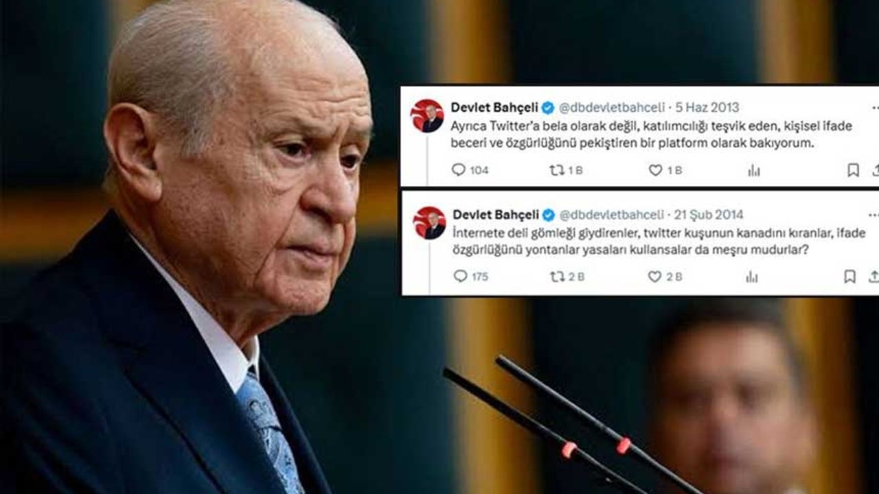 Bahçeli was vol lof over de sociale media, die volgens hem "moeten worden uitgeroeid"