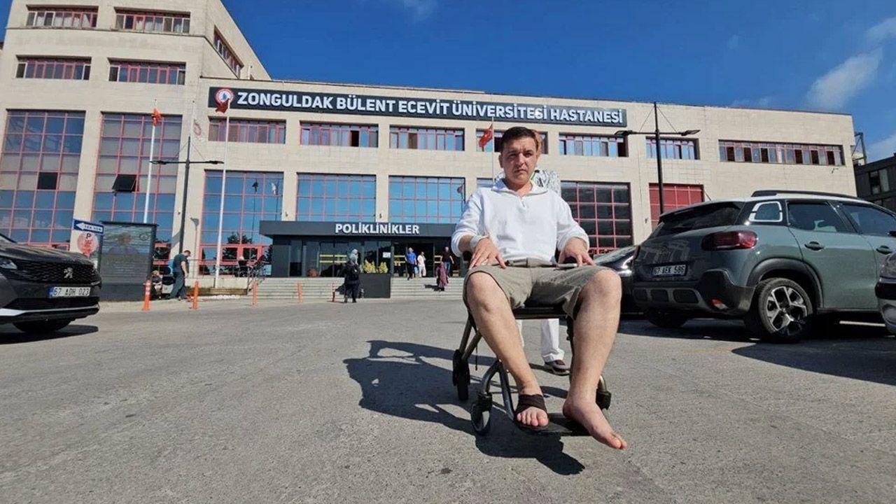 Nightmare at the hospital! He went in complaining of abdominal pain and was unable to walk.