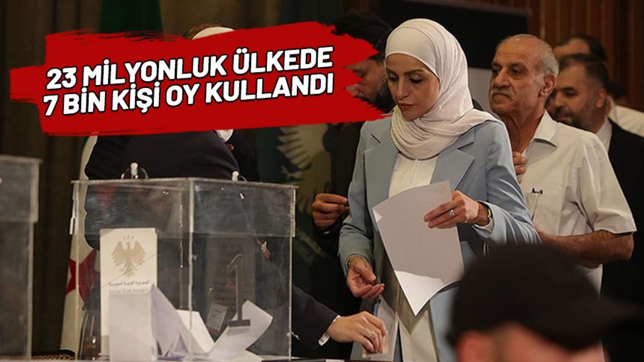 There was supposedly an election in Syria
