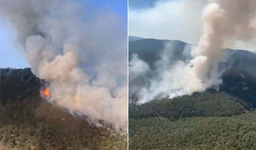 After the Aegean, Thrace, and Marmara forest fires have now started in Central Anatolia.
