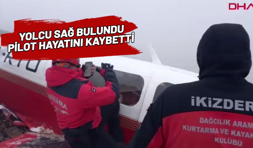 The wreckage of the plane that crashed on the way to Rize was found! The pilot died, the passenger survived