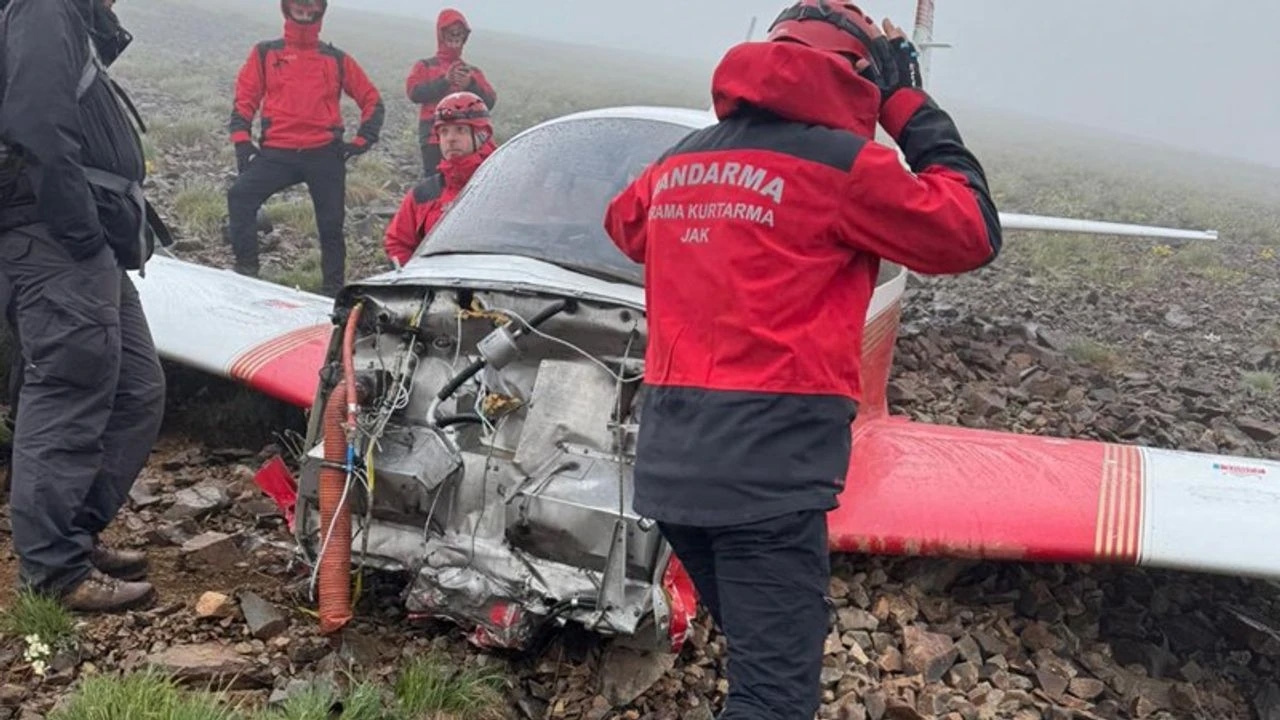 The moment the plane crashed into the Kaçkar Mountains was found!