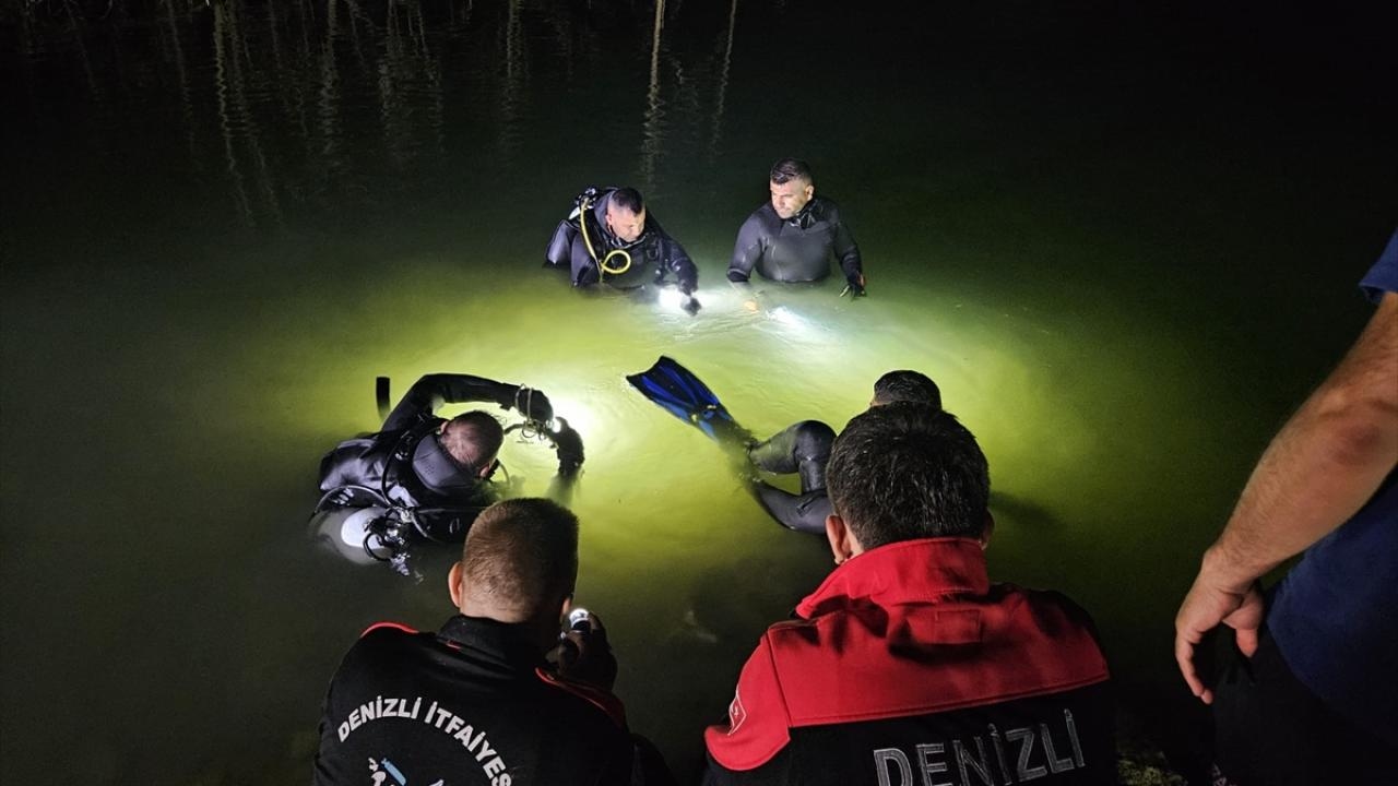 Der leblose Körper der Person, die in einen Teich in Denizli gefallen war, wurde gefunden