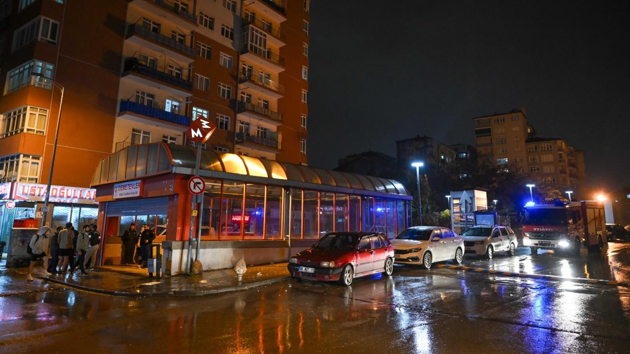 Smoke at a metro station in the capital caused panic