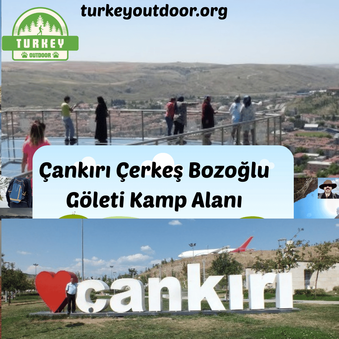 Pole namiotowe przy stawie Çankırı Çerkeş Bozoğlu
