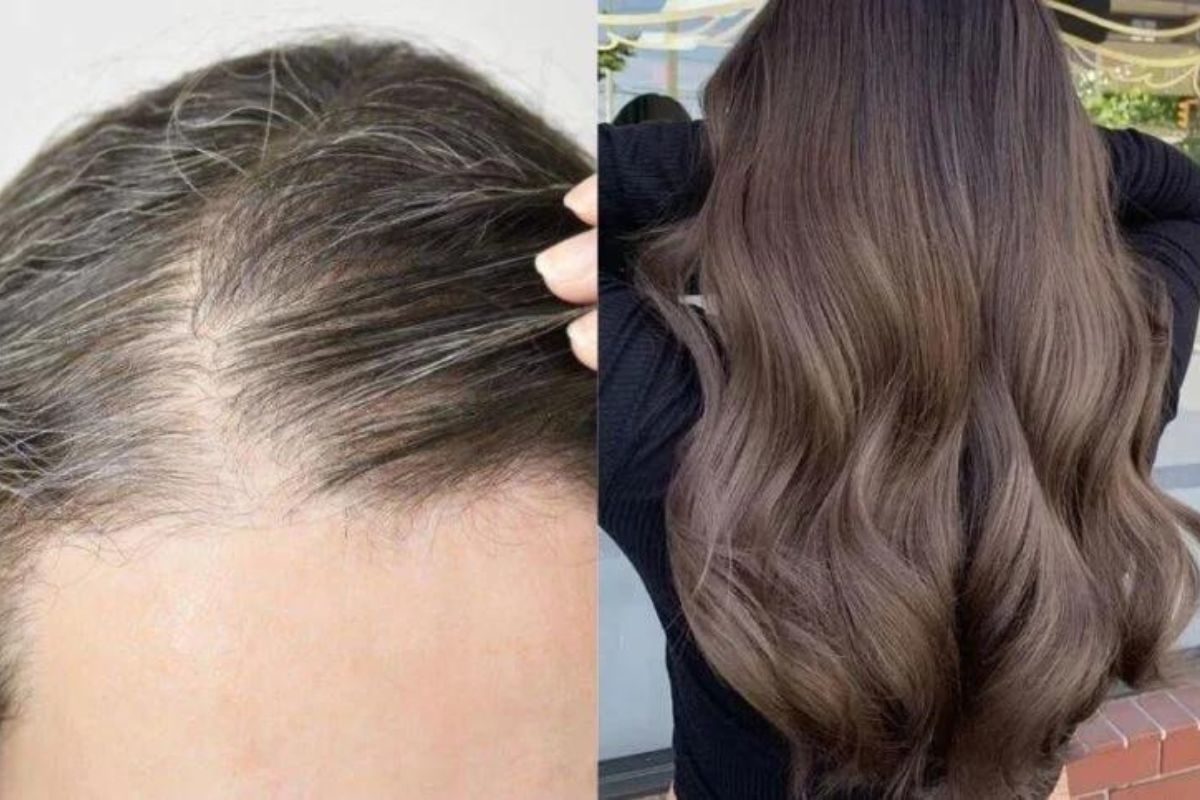 ¿Pelo blanco? Receta natural que cubre sin dañar el cabello.