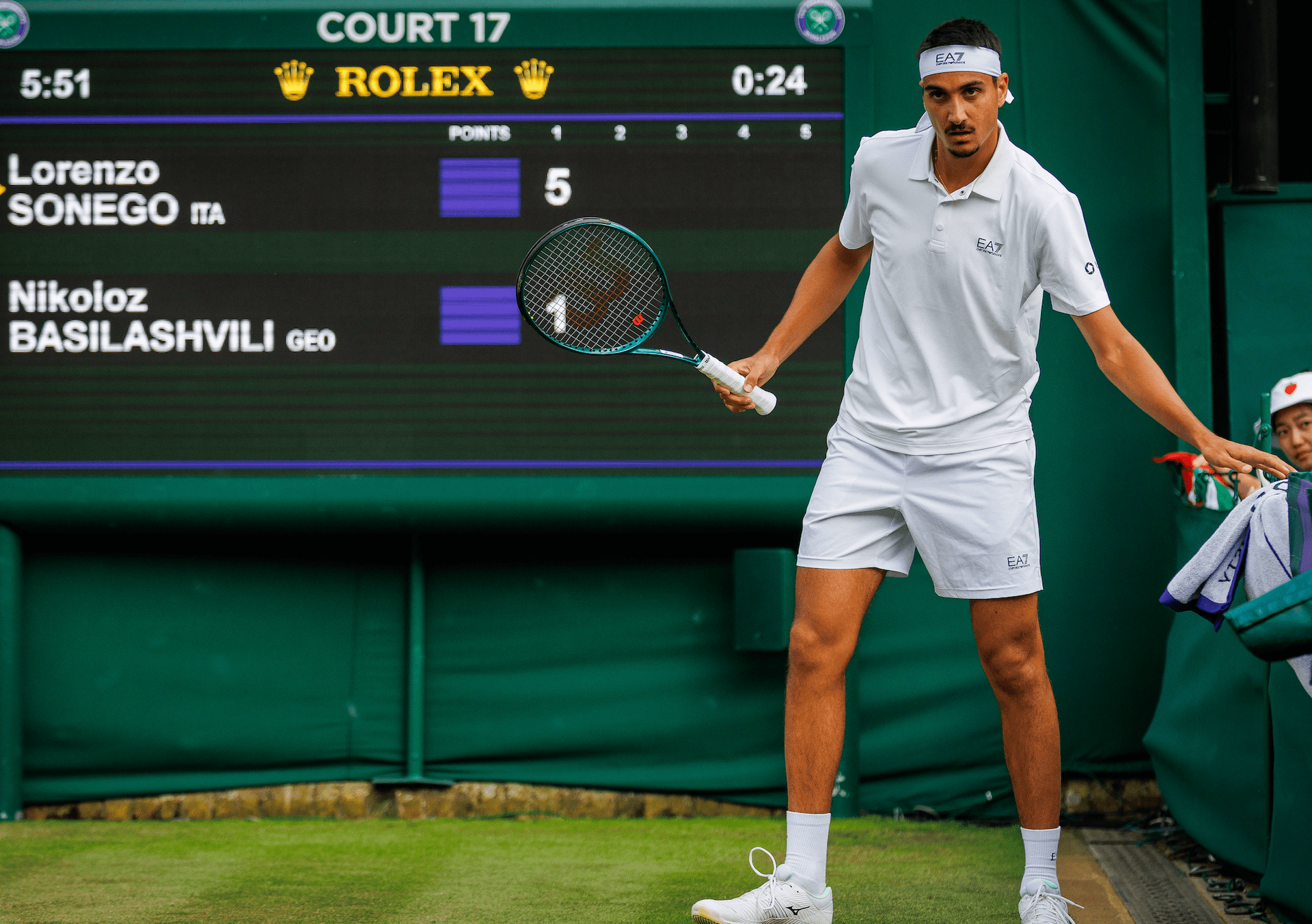 Sonego-Shelton today at Wimbledon: time, precedents and where to watch it