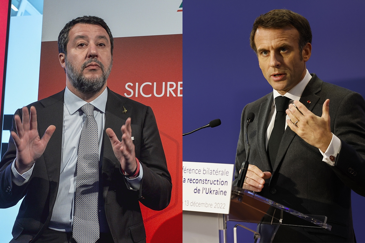 Ucraina e crisi diplomatica Roma-Parigi, Salvini: "Macron un po' permaloso". Le opposizioni: "Così imbarazza l'Italia"