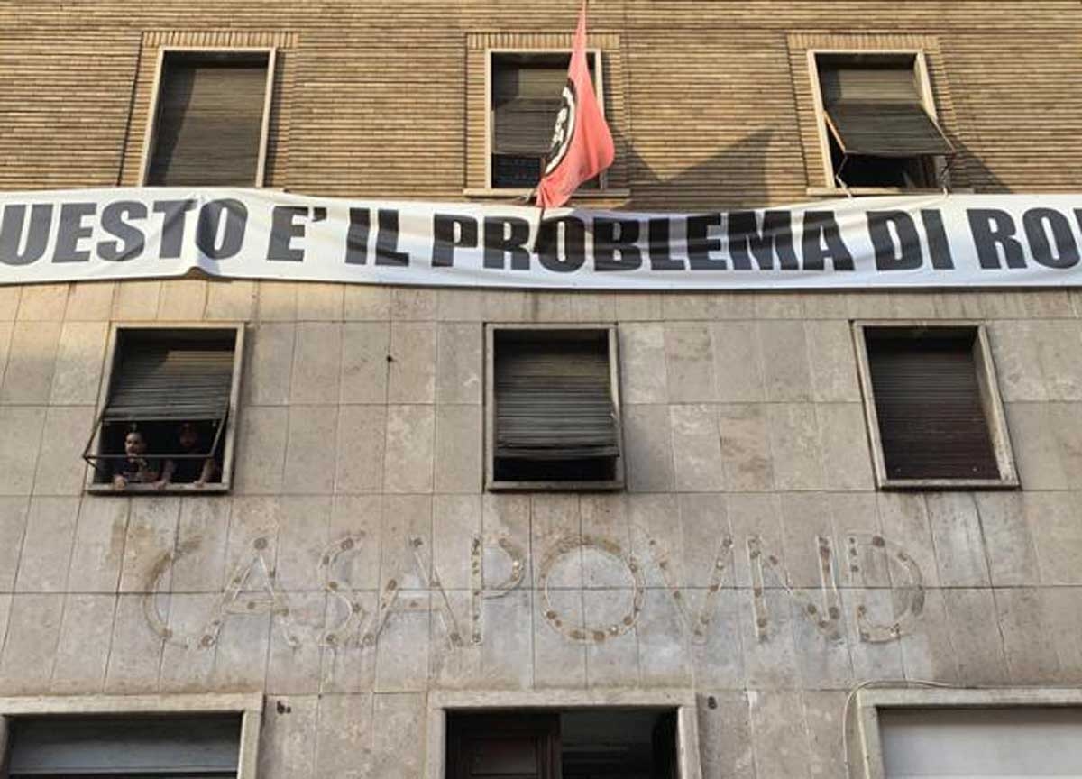 CasaPound-Besetzung: „Hier sind bedürftige Familien. Das Gebäude war leer, als wir ankamen.“