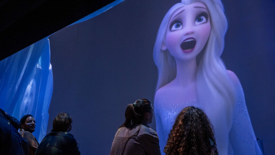 From Elsa to Simba, to the Elysée in Rome Immersive Disney Animation