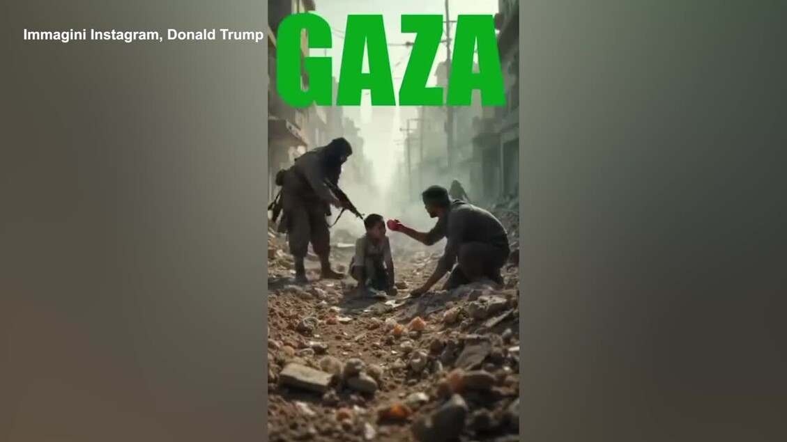 Gaza selon Trump, la vidéo réalisée avec l'IA sur les réseaux sociaux