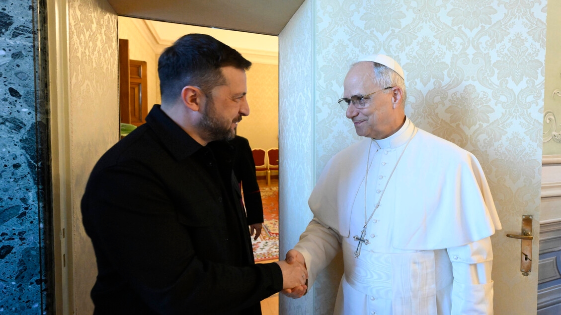 Leone met Zelensky: 'dialoog en een rechtvaardige en duurzame vrede'