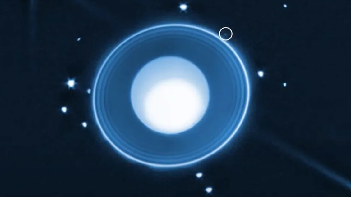 Uranus heeft een nieuwe maan, die tot nu toe aan de waarneming is ontsnapt