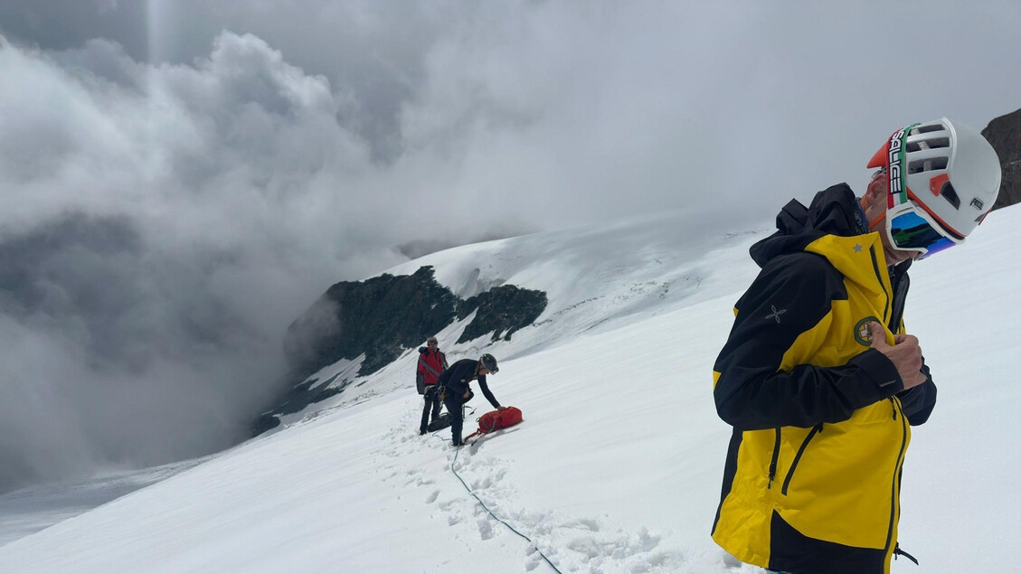 In salvo due alpinisti dopo notte a 4.000 mt sul Monte Rosa