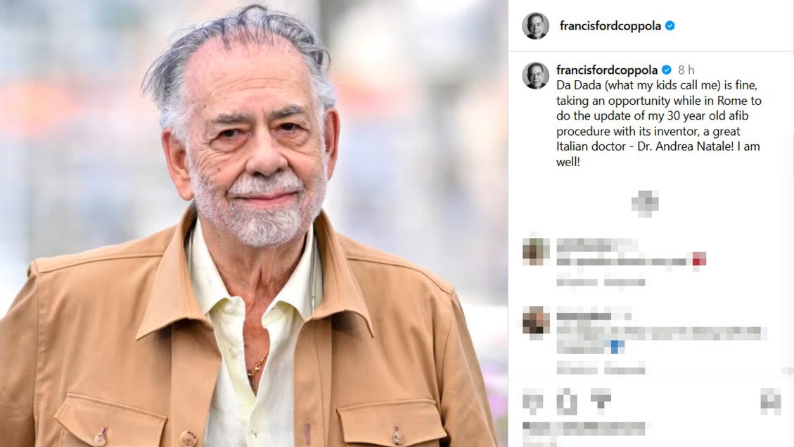 Coppola beruhigt: „Mir geht es gut, ich danke dem Arzt.“