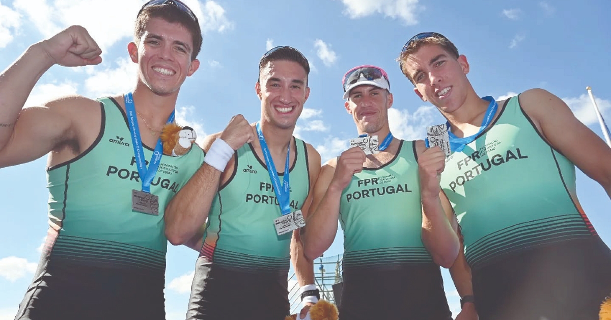 Rowing: Naval and Académica trio win silver at the European Under-23 Championships