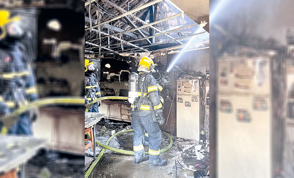 Incêndio destrói habitação e família pede apoio