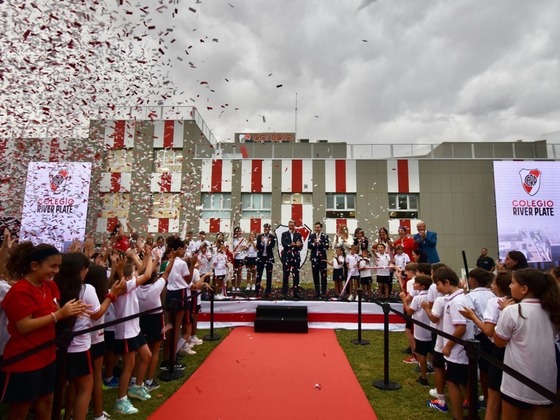 "The school with the most world champions": River inaugurated the new building of its school