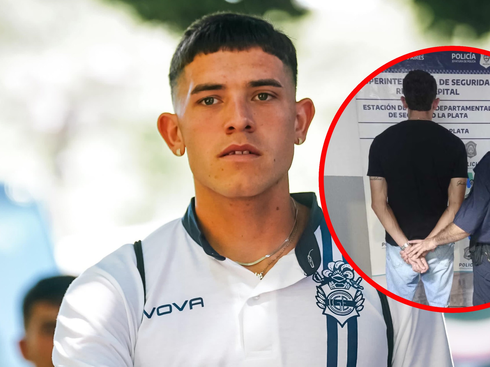 After playing on Sunday, a Gimnasia de La Plata footballer was arrested for gender violence: his partner accused him of kidnapping